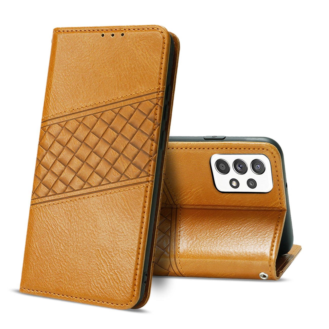 Reiko Samsung Galaxy A52/5G 3-In-1 Wallet Case In Brown (FC30-SAMA52-5GBR)